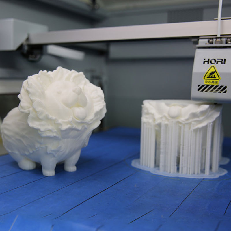 3D Printing Funny Small Dog As Cabbage Shape (2)