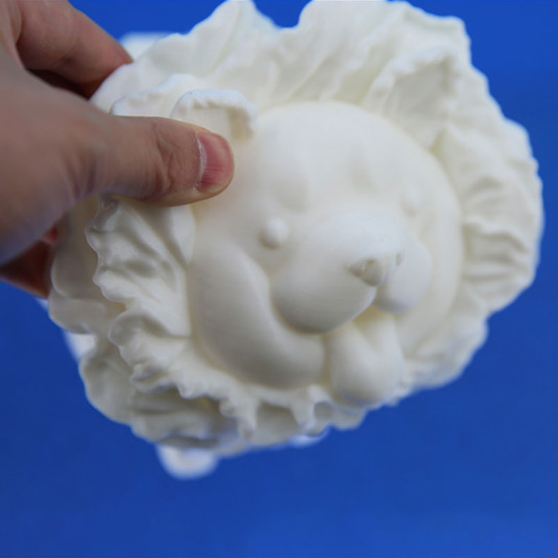 3D Printing Funny Small Dog As Cabbage Shape (4)