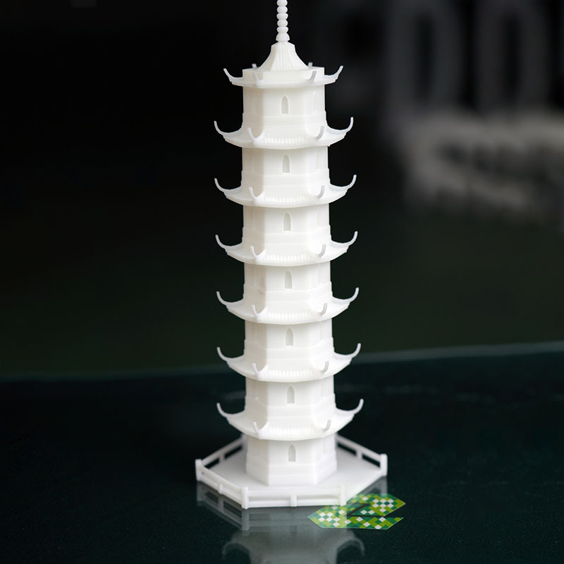 3D Printing Pagoda Model (1)