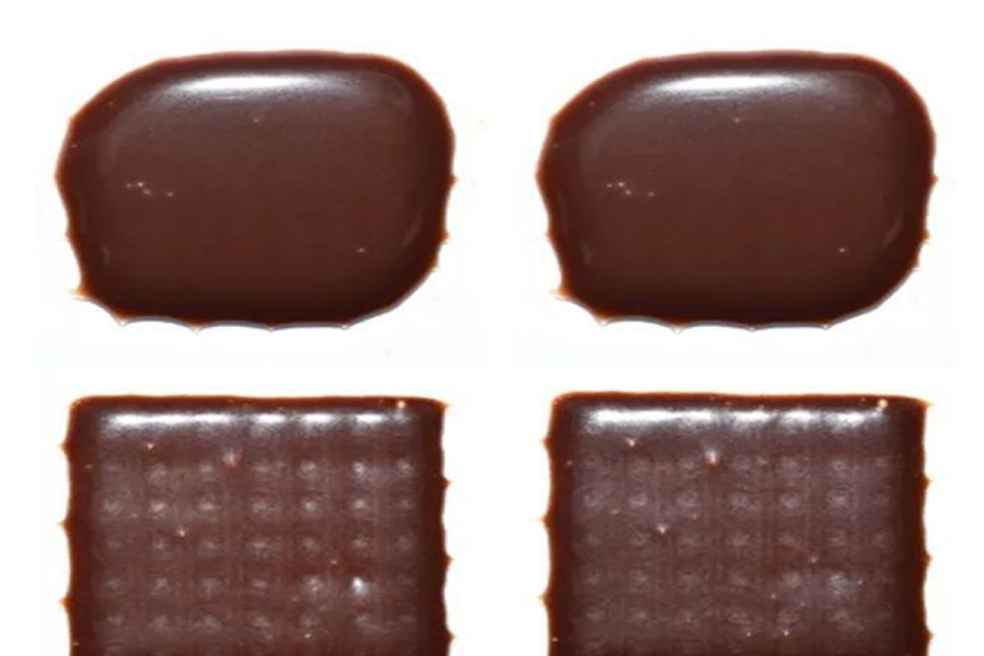Break the temperature limit! Chocolate of any shape that can be 3D printed at room temperature