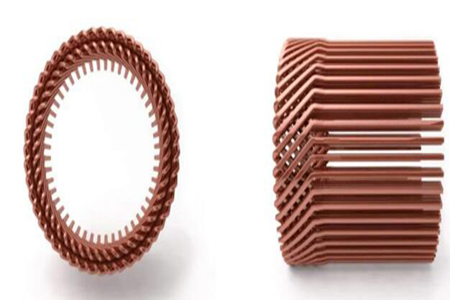 Cases of 3D printing copper in electric vehicles, electric motorcycles, and traction motors