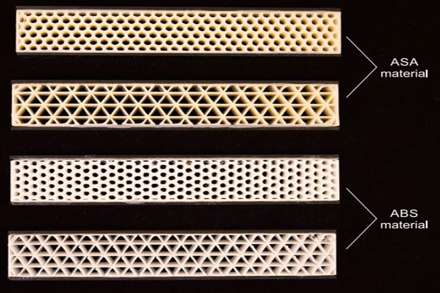 How does thermal aging affect 3D printed carbon fiber parts?