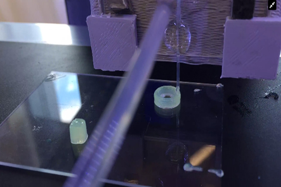 Researchers use microfluidic droplet system to adjust 3D printing flexible materials