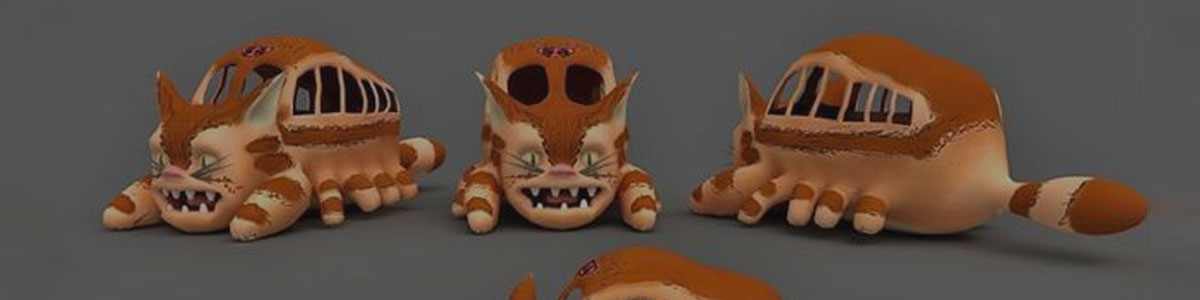 3D Printed Anime Figure Model