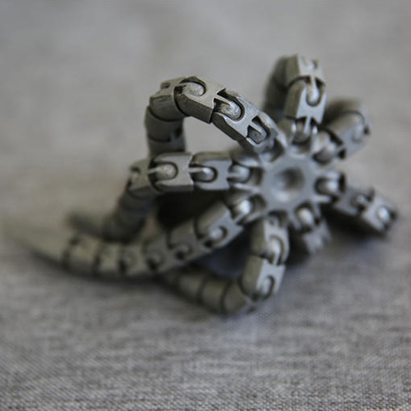 3D Printing Metal Octopus Model (3)