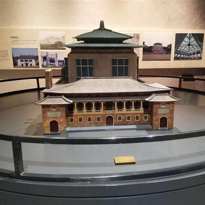 3D Printing Model Of Wuhan University School Gate (3)