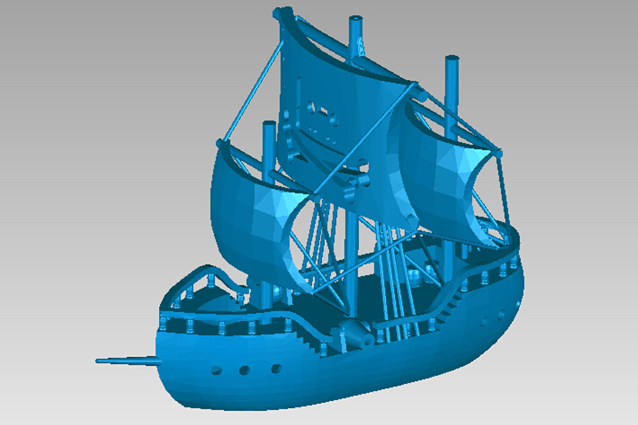 Ancient ship model