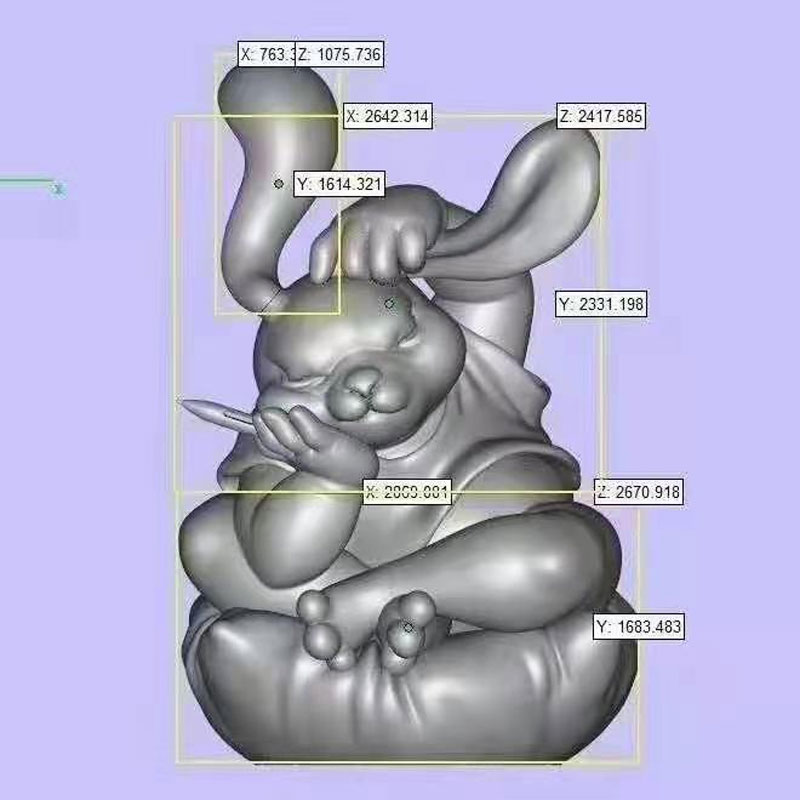 Large-scale Mr. Rabbit Model Sculpture3