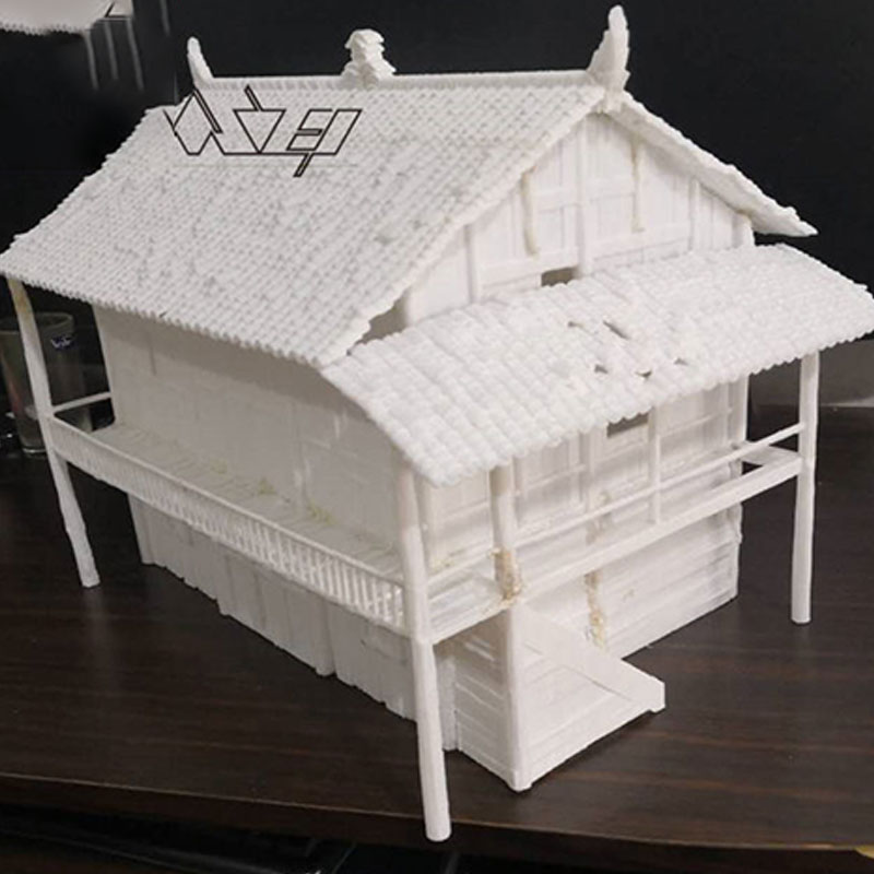 Stilted Building Model By 3D Printing (3)