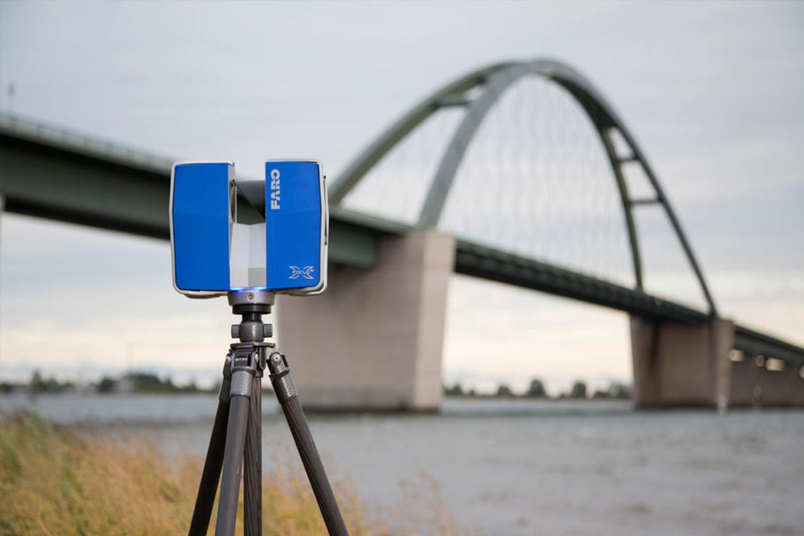 The Large Bridge Structure Of Large Scene 3D Scanning