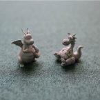 3D Printed Fire-Breathing Dragon Metal Statue Model