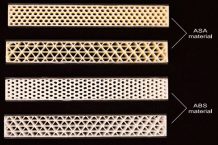 How does thermal aging affect 3D printed carbon fiber parts?