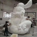 3D Printing Large-scale Mr. Rabbit Model Sculpture