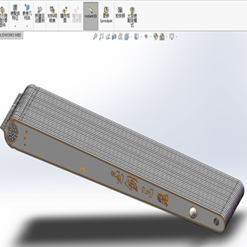 The Peach Blossom Fan Of 3D Printing (1)