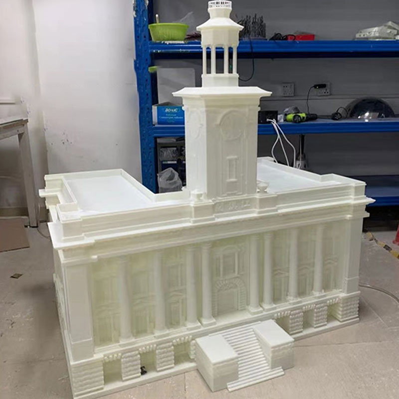 3D Printing Wuhan Well-Known Building Jianghan Pass Model (6)