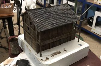 Stilted Building Model By 3D Printing